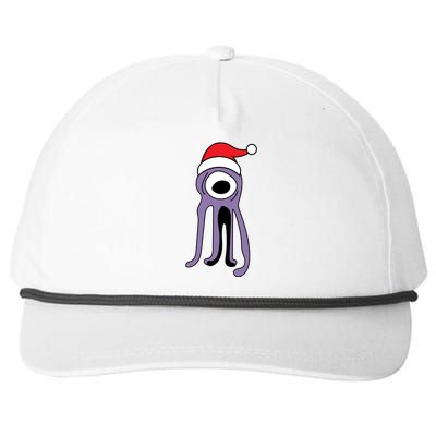 Cute Alien Santa Claus Snapback Five-Panel Rope Hat