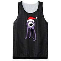 Cute Alien Santa Claus Mesh Reversible Basketball Jersey Tank