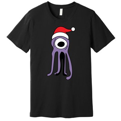 Cute Alien Santa Claus Premium T-Shirt