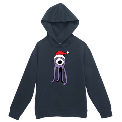 Cute Alien Santa Claus Urban Pullover Hoodie