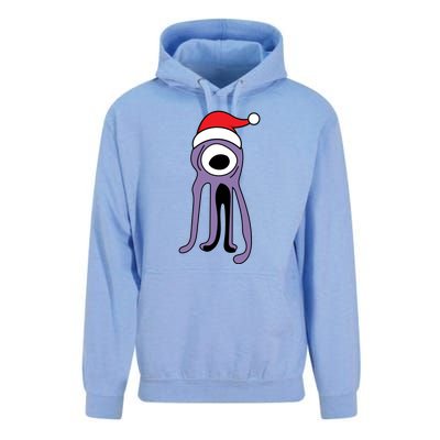 Cute Alien Santa Claus Unisex Surf Hoodie