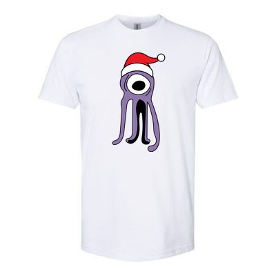 Cute Alien Santa Claus Softstyle® CVC T-Shirt