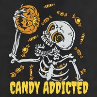 Candy Addicted Skeleton Halloween Cool Comfort Performance Bucket Hat