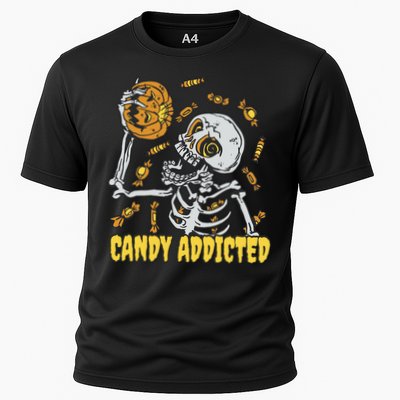 Candy Addicted Skeleton Halloween Performance Shirt