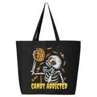 Candy Addicted Skeleton Halloween 25L Jumbo Tote
