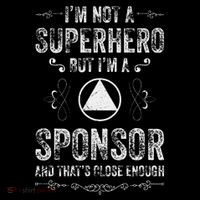 Clean And Sober Na Sobriety Alcoholics Anonymous Aa Sponsor Poster
