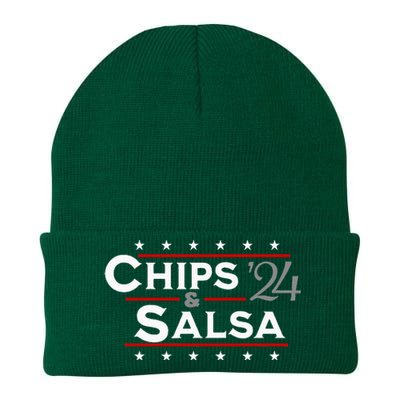 Chips And Salsa Vote Political Election Knit Cap Winter Beanie