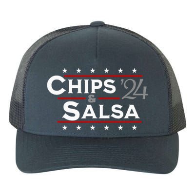 Chips And Salsa Vote Political Election Yupoong Adult 5-Panel Trucker Hat