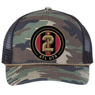 Cool Atlanta Soccer Logo Retro Rope Trucker Hat Cap