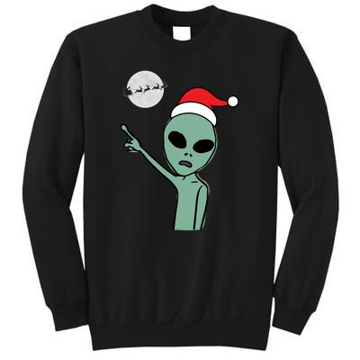 Cute Alien Santa Claus Sweatshirt