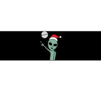 Cute Alien Santa Claus Bumper Sticker