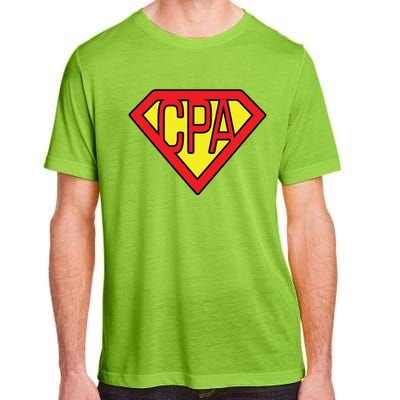 CPA Accountant Superhero T Adult ChromaSoft Performance T-Shirt