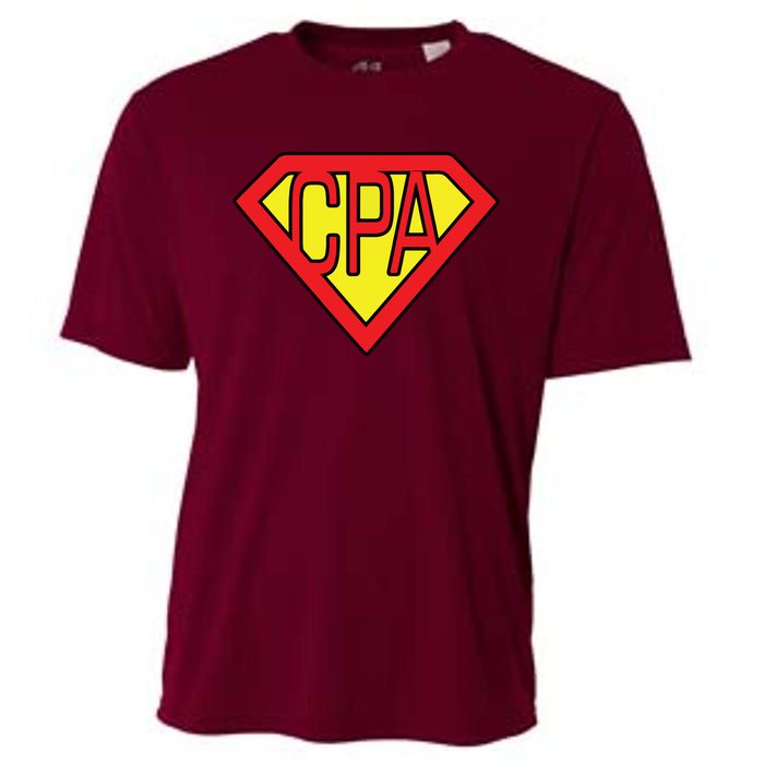 CPA Accountant Superhero T Cooling Performance Crew T-Shirt