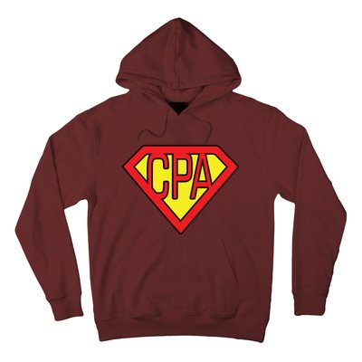 CPA Accountant Superhero T Hoodie