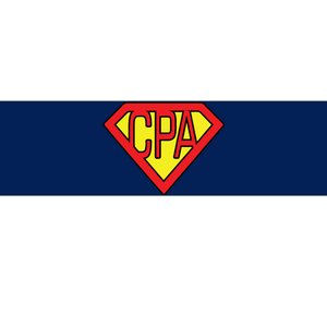 CPA Accountant Superhero T Bumper Sticker