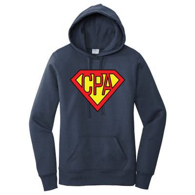 CPA Accountant Superhero T Women's Pullover Hoodie