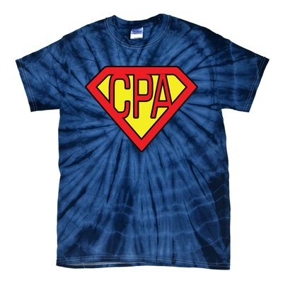 CPA Accountant Superhero T Tie-Dye T-Shirt