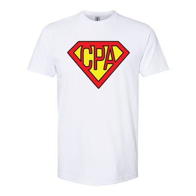 CPA Accountant Superhero T Softstyle CVC T-Shirt