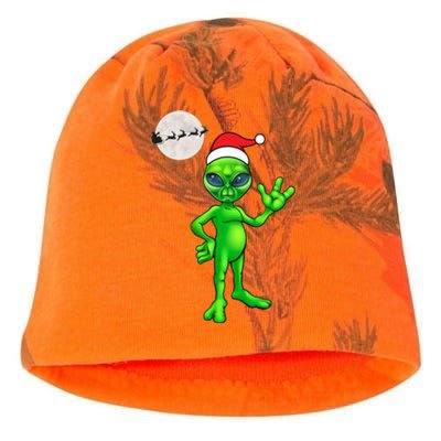 Cute Alien Santa Claus Kati - Camo Knit Beanie