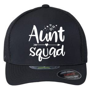 Cute Aunt Squad Great Gift Auntie Gift Flexfit Unipanel Trucker Cap