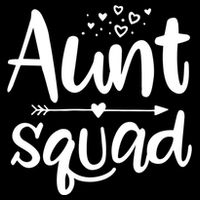 Cute Aunt Squad Great Gift Auntie Gift Flat Bill Trucker Hat