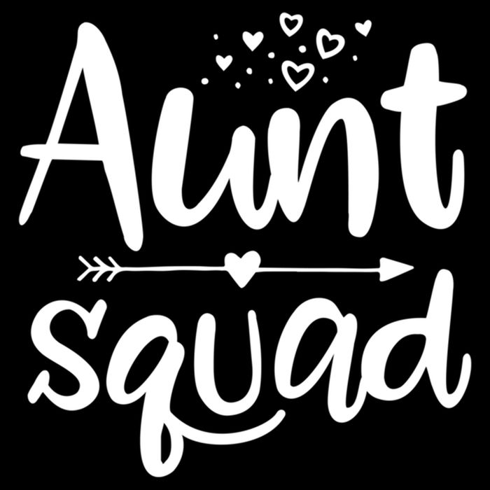 Cute Aunt Squad Great Gift Auntie Gift Flat Bill Trucker Hat