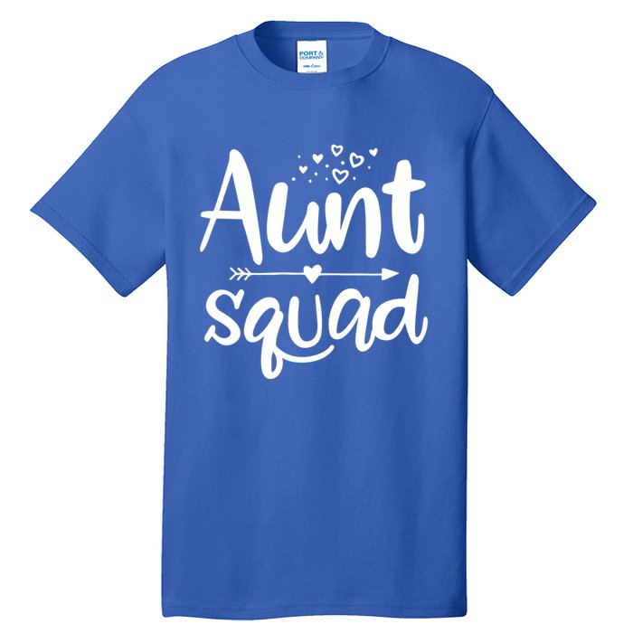 Cute Aunt Squad Great Gift Auntie Gift Tall T-Shirt