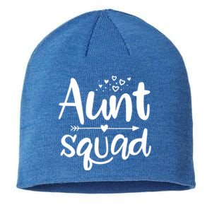 Cute Aunt Squad Great Gift Auntie Gift Sustainable Beanie