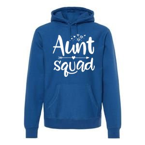 Cute Aunt Squad Great Gift Auntie Gift Premium Hoodie