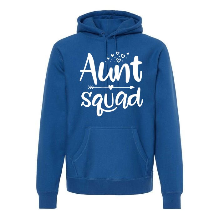 Cute Aunt Squad Great Gift Auntie Gift Premium Hoodie