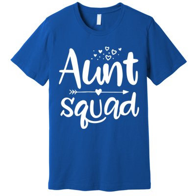 Cute Aunt Squad Great Gift Auntie Gift Premium T-Shirt