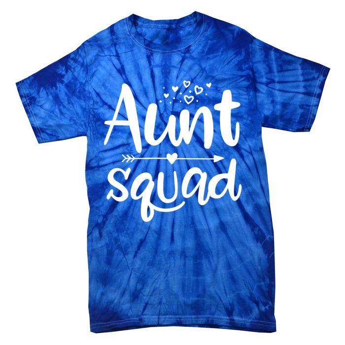 Cute Aunt Squad Great Gift Auntie Gift Tie-Dye T-Shirt