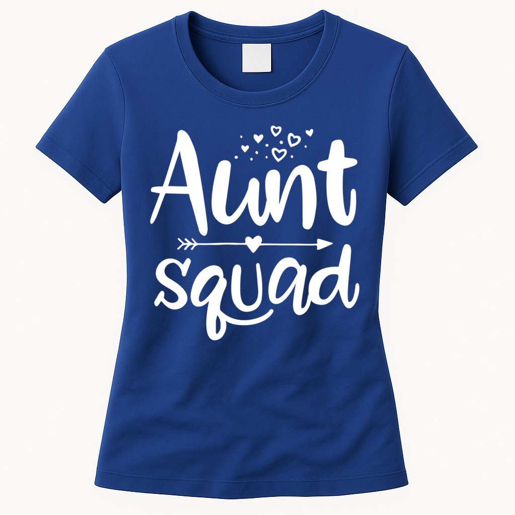 Cute Aunt Squad Great Gift Auntie Gift Womens T-Shirt