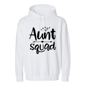 Cute Aunt Squad Great Gift Auntie Gift Garment-Dyed Fleece Hoodie