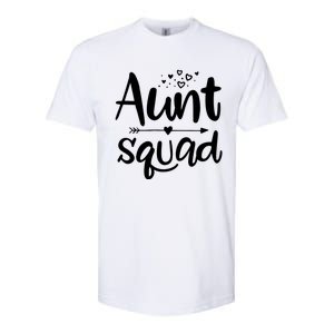 Cute Aunt Squad Great Gift Auntie Gift Softstyle CVC T-Shirt