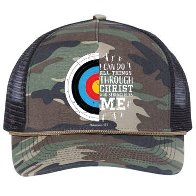 Cute Archery Shirts Retro Rope Trucker Hat Cap