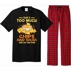 Chips And Salsa Mexican Food Cuisine Cinco De Mayo Gift Pajama Set