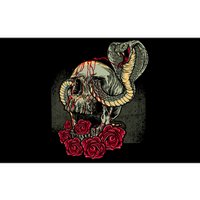 Cobra And Skull Bumper Sticker