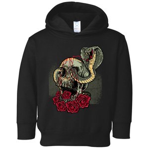 Cobra And Skull Toddler Hoodie