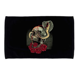 Cobra And Skull Microfiber Hand Towel