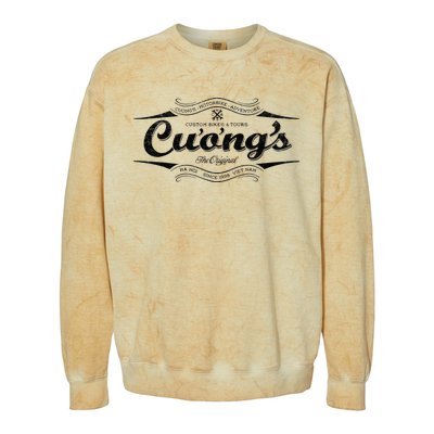 Cuongs Archer Slater Colorblast Crewneck Sweatshirt