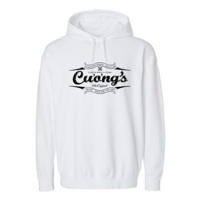 Cuongs Archer Slater Garment-Dyed Fleece Hoodie