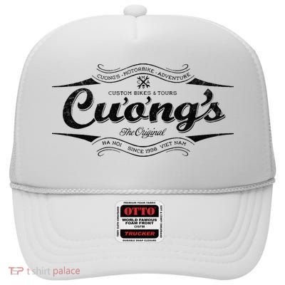 Cuongs Archer Slater High Crown Mesh Back Trucker Hat