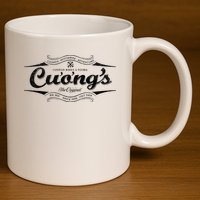Cuongs Archer Slater 11oz C Handle Ceramic Mug