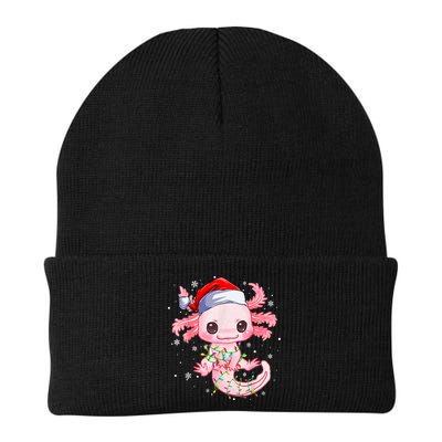 Christmas Axolotl Santa Hat Lights Japanese Cute Anime Xmas Beanie