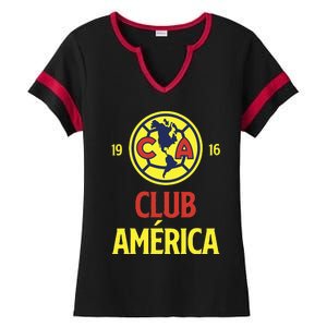 Club America Score Big With Our Exclusive Ladies Halftime Notch Neck Tee