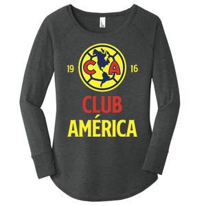 Club America Score Big With Our Exclusive Women's Perfect Tri Tunic Long Sleeve Shirt