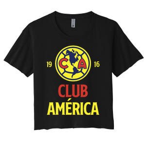 Club America Score Big With Our Exclusive Women's Crop Top Tee