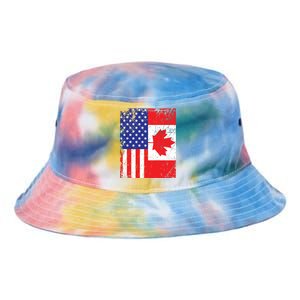 Canadian American Shirts USA Canada Flag 4th Of July Tie Dye Newport Bucket Hat