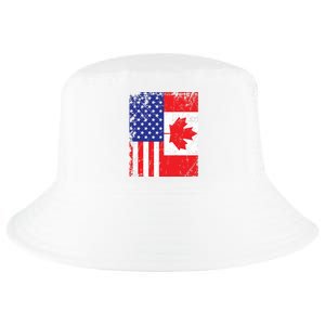 Canadian American Shirts USA Canada Flag 4th Of July Cool Comfort Performance Bucket Hat